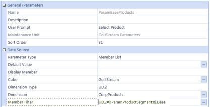 The second parameter that prompts users to select a base level product. ""